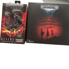 NECA Aliens Fireteam Elite Spitter & Halloween 3 season of the witch. New sealed