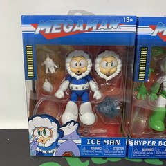 Mega Man Action Figure Lot Hyper Bomb 34507 Ice Man 34223 1:12 Scale Jada Toys