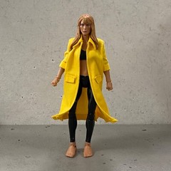 PB-LTC-JB: 1/12 Yellow Coat for Marvel Legends female body (X-Men Jubilee)