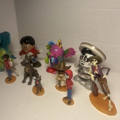 Disney Store Pixar Coco Figure Lot 11 Figures Shufflerz / Toppers, Large Mix