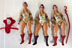 Lot of 3 USED Vintage Masters of the Universe Figures ~ Teela ~ Incomplete