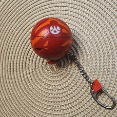 Bakugan Dragonoid Red Pyrus Drago Mega Keychain Battle Brawlers