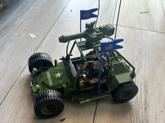 GI Joe/Cobra Footpeg Mounted Flag Set for ANY Vehicle 3D Printed w/ Sticker