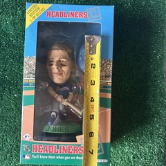 Atlanta Braves CHIPPER JONES Limited Edition Headliners XL 1998 Box RARE HOF