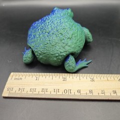 Rain Frog Articulated Figure 3D Printed Collectable Multi Color