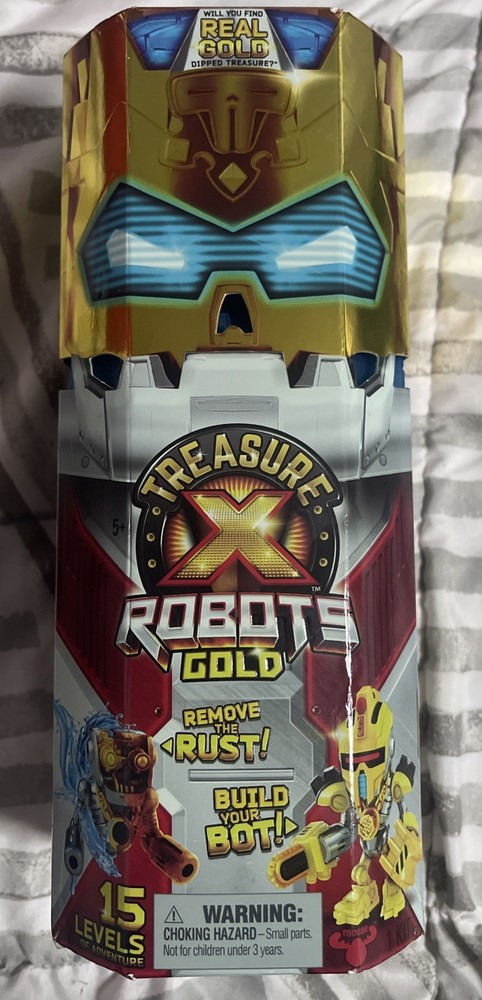 Treasure X Robots Gold Remove Build Discover 15 Levels NEW SEALED Moose Toys