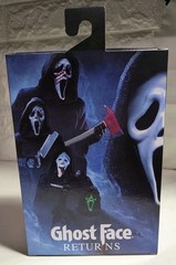 NECA Ultimate Ghost Face Returns New 2026 Scary Movie Scream Figure Ghostface