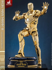 HOTTOYS HT MMS764 Iron Man Electroplated Bright Gold MK3 Limited Edition Figure