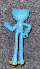 Poppy Playtime Blue Scary Huggy Wuggy Bendy Action Figure No Box