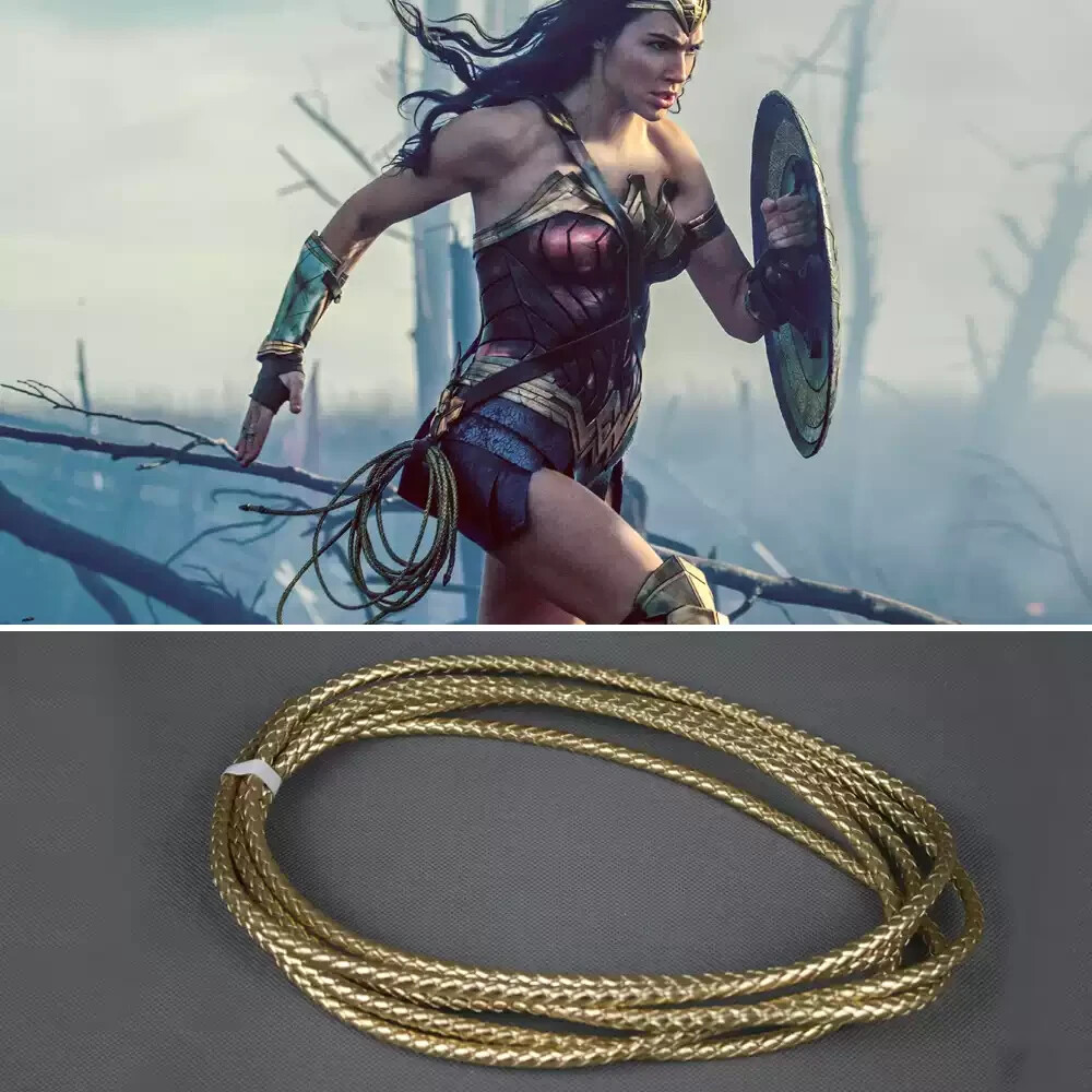 Wonder Woman 1/1 Life Size the Gold Lasso rope 3 meters