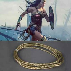 Wonder Woman 1/1 Life Size the Gold Lasso rope 3 meters