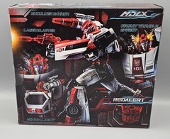 Transformers MDLX ThreeZero Red Alert Action Figure Complete