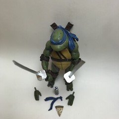 NECA TMNT Movie Raph Mikey Leo Donnie Lot Of 4 Figures, 7” Inch Tall
