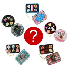 Japanese Fake Food Mini Cookie Tin Kawaii Cell Phone Charm 1 Surprise Figure