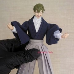 1/12 Jujutsu Kaisen Zenin Naoya Head Carving For 6″ Romankey VTOYS Figure Body