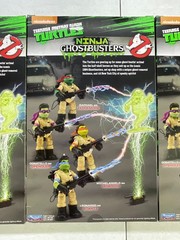 Playmates NINJA Ghostbusters TMNT Action Figures Complete Set of 4 SEALED -i01