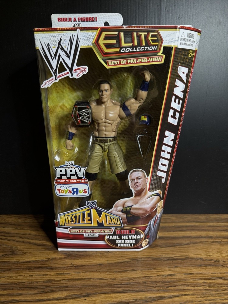 WWE Elite John Cena Toys R Us Exclusive Best Of Pay-per-view With BAF