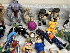 Huge Mixed Lot of Over 200 Random Toys & Figures HE MAN Anime review photos USED