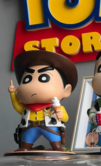 Crayon Shin-chan Cowboy Style Figure Desktop Ornament Collection Toy