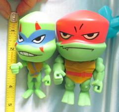 Teenage Mutant Ninja Turtles Sonic Wacky Pack Krang Foot Solder 5 Figures Lot