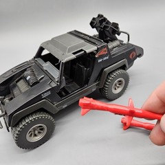 Vintage 1984 GI Joe Cobra Stinger Jeep ARAH W Attachments For Parts Or Repair