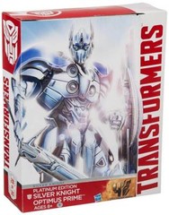 Transformers Platinum Edition Silver Knight Optimum Prime NEW