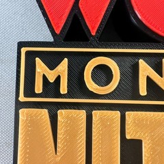 WCW Monday Nitro TNT 4″ Standing Display Piece wwe wwf night wars figures