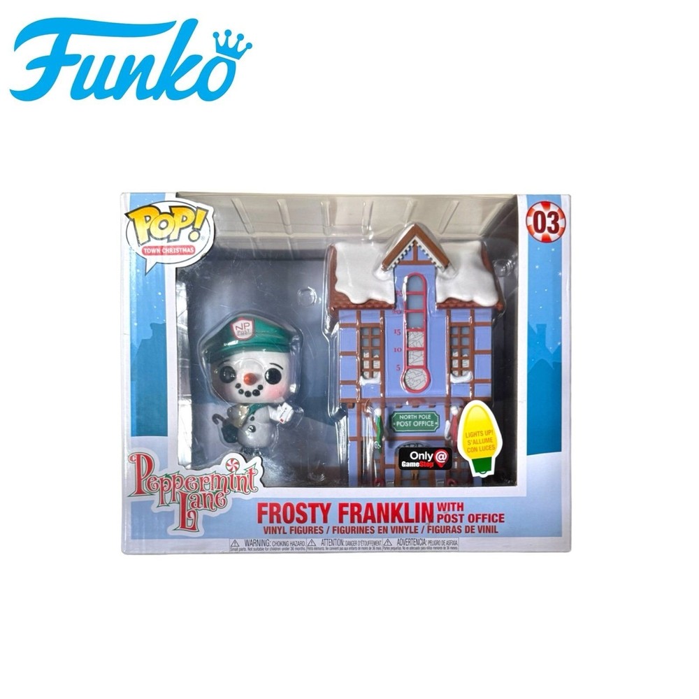 Funko Pop Town Christmas #03 Frosty Franklin with Post Office Peppermint Lane