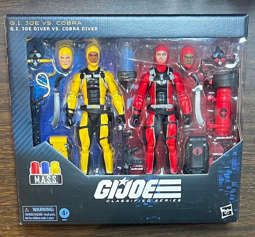 2025 GI Joe Classified Series #169 G.I. JOE DIVER vs COBRA DIVER **TARGET EXCL**