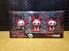 3″ Skelanimals PVC Figurine Box Set – New – Cute As Hell Dog, Cat & Rabbit