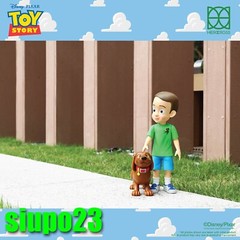 Herocross ~ HVS #058 Disney Toy Story 30cm Andy and 12.5cm Buster Figure