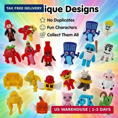 24PCS Italian Brainrot Steal a Brainrot 67 Toys, 1.8″ Brain Rot Action Figure, V