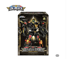 Miniforce Super Cops Justice Titan Black Limited Edition Transformer Robot Full