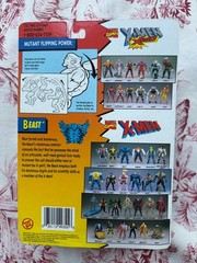 Toy Biz X-Men Beast Action Figure, Carded, Blue/Yellow/Black, Bar Included