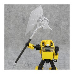 Orange translucent Axe for Siege / SS Series/ Voyager Deluxe TF OP Prime