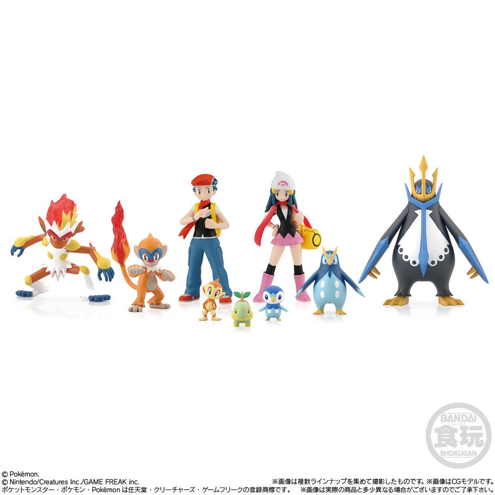 Pokemon Scale World Sinnoh Region Volume 1 Bandai Toy Figure 1/20 Sealed New