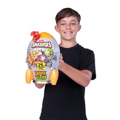 Smashers Dino vs Aliens Medium(T-REX) by ZURU, Smashable Egg Toy for Boys
