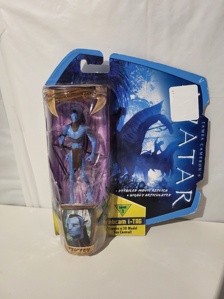 Tsu’Tey Warrior Figure James Cameron’s Avatar 2009 Mattel NIB 4 INCH