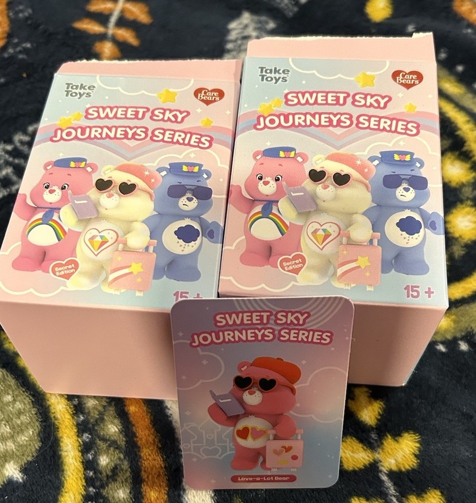 Care Bears Sweet Sky Journeys Series Confirmed Love A Lot Bear Two Boxes New