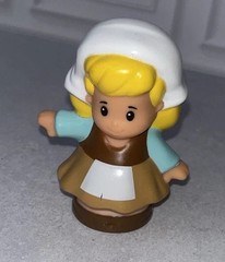 Fisher Price Little People Disney Cinderella Maid Rags Peasant 2014 Talker HTF