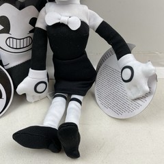 Lot of 3: Bendy and The Ink Machine 10″ Alice Angel Boris Plush Doll NWT