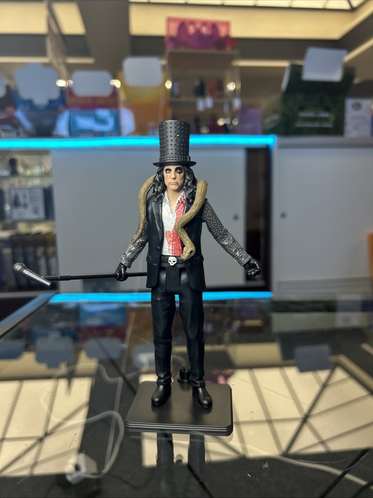 Music Maniacs Metal Wave Alice Cooper Action Figure, Out of Box