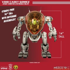 Mezco One: 12 Collective Void Cadet Gomez 6″ Figure Vortex Strike Mech Suit 1/12