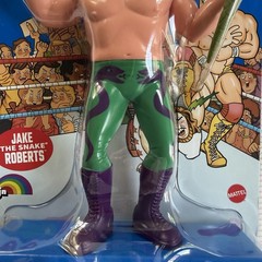 2026 WWE Mattel Superstar LJN Jake The Snake Robert’s Retro Blue Card Figure