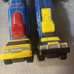 (2) VTG 1980s Voltron Diecast Robots Popy GB-35 Dairugger AS IS For Parts READ