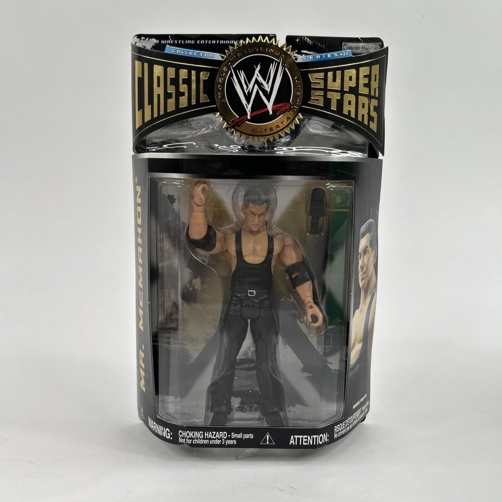 WWE WWF Jakks Mr. Vince McMahon Classic Superstars Series 22 NEW