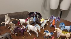 Huge! Lot Schleich World Of Knights Eldrador Bayala Medieval/Fantasy Safari Papo