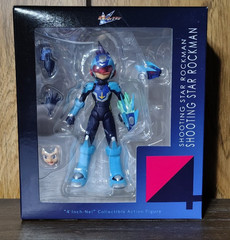 Sentinel 4 Inch Nel Mega Man Star Force Shooting Star Rockman Complete read desc