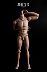 1/6 Scale Super Flexible Male Body Europe Skin Man Standard Action Figure Model
