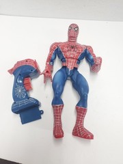 *WORKS* Marvel 2002 SpiderMan Kicking Punching 13″ Hero Action Figure Tobey
